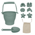 Playground Silicone 8pc Bucket & Spade Set