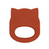 We Might Be Tiny Cat teether - Burnt Orange